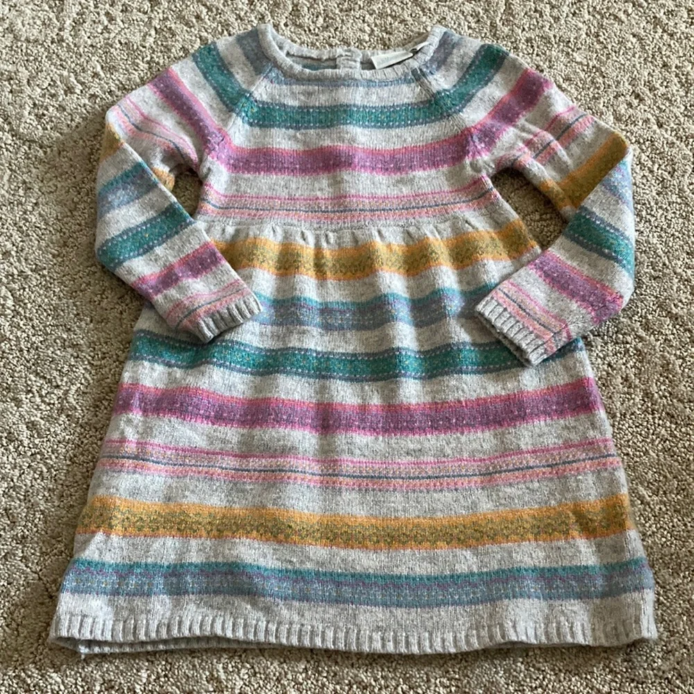 EUC JoJo Maman Bebe Sweater Dress - Picture 1 of 3